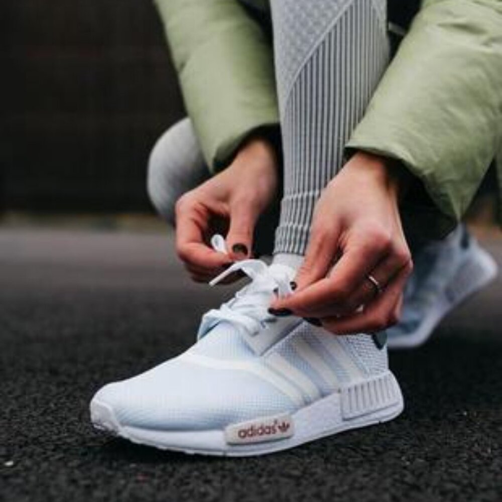 Adidas Japanese NMD_R1 Comfy Black/White Logo Running Tennis Daily Casual Shoes - Picture 2 of 13